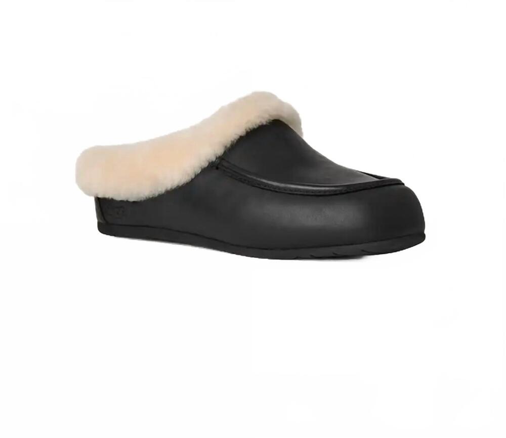 NEW UGG women's ansley leather mule in black